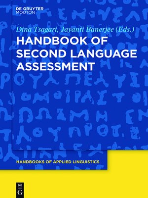 cover image of Handbook of Second Language Assessment